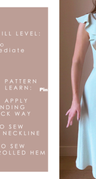 Daria PatternMaking - Swan Lace Up Dress - Sizes 32-58