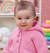 Red Heart-LW3006-Play Date Cardigan by Lorna Miser-Free