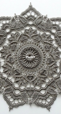 Galyna Borysova - Галина Борисова - Marquise Doily - Салфетка Marquise - Russian
