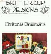 Brittercup Designs #CP42 Christmas Ornaments