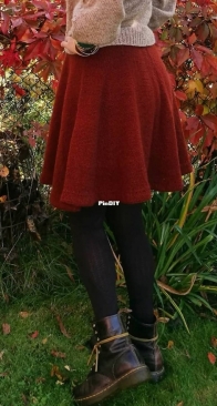 Little Black Skirt by Eli Langstrompe/Skeindeer Knits