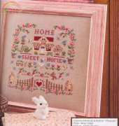 Les Quatre Saisons du Country DAntan - Home Sweet Home (V. Enginger) from Creation Point de Croix HS 17 XSD