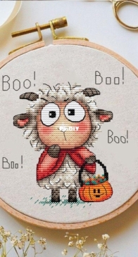 StitchNastya Halloween sheep by Anastasia Soloshenko