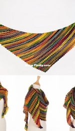 Vicarno - Annelies Baes - Flamme Shawl