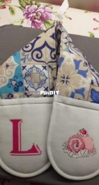 Double oven glove/Guanto forno doppio