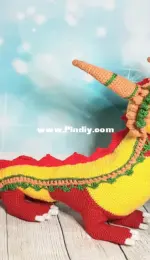The Crochet Crazy Crew - Tracey Denise - Chloe the Chinese Dragon