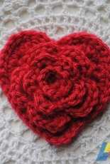 Cre8tion Crochet  - Lorene Eppolite - Layered Daisy in a Heart - Free