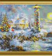 Kuston Kraft 98043 Lighthouse Christmas