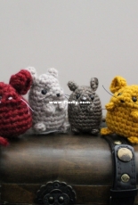 Inky Fox the Yarn Bandit - Emma Kay - Scrap Yarn Mouse - Free