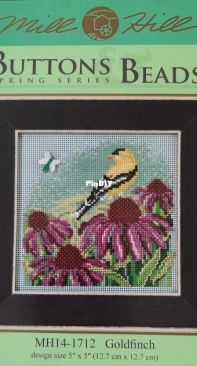 Mill Hill - Buttons & Beads Spring Series MH14-1712 Goldfinch XSD