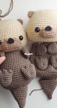 Croochet - Jenn - Joey the Jumbo Baby Otter