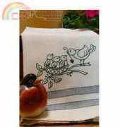 Bird Brain - Feathered Family Tea Towel