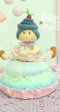Atelier da Piccollina - Jakeline Amoras - Workshop Online - Chantilly Collection - Portuguese - Free