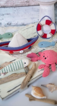 Gruendl - Amigurumis Holidays by the sea - Amigurumis Urlaub am Meer - German - Free