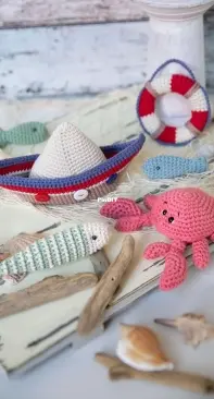 Gruendl - Amigurumis Holidays by the sea - Amigurumis Urlaub am Meer - German - Free