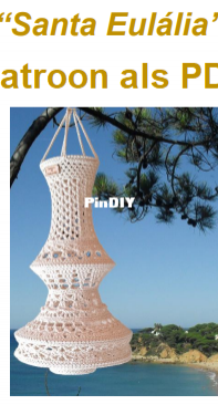 Jannekes Creaties - Janneke Bongers - Lampshade Santa Eulalia - Lampenkap Santa Eulalia - Dutch