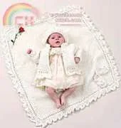 Lion Brand Yarn - Baby Christening Set-Knit