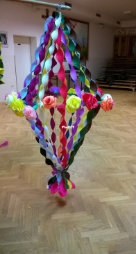 Paper flower decoration