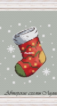 Christmas Sock by Liliya Lis