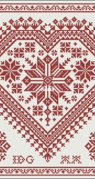 Modern Folk Embroidery - The Nordic Heart  XSD+PCS