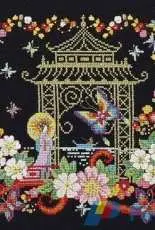 Japanese Pagoda by Lesley Teare from Cross stitch Gold 122