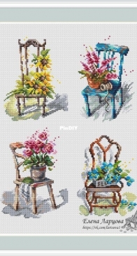 Aquarelle Watercolor Chairs by Elena Lartsova