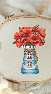 My Embroidery - Made for You Stitch - Poppies and Lighthouse by Alina Ignatieva