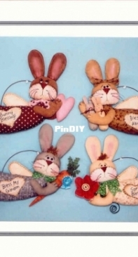 Happy Heart Patterns - HHF-284 - Bunny Blessings