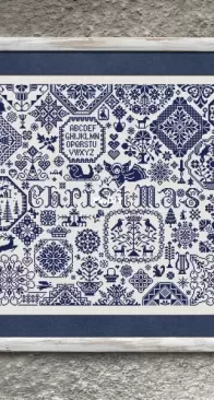 Christmas Quaker Sampler by Daily Pattern Post