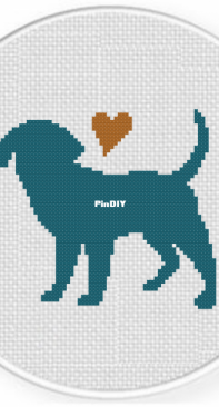 Daily Cross Stitch - Puppy Love