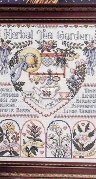 Herbal Tea Garden from Cross Country Stitching April 1994 XSD