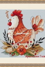 Sleepy Chicken by Anastasia Guvench