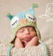 Beezy Moms Creations- Prolesik Toy- Olesya Pronyaeva- 009 Sleepy owl hat