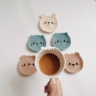 Meemanan - Easy Animal Coasters - Free