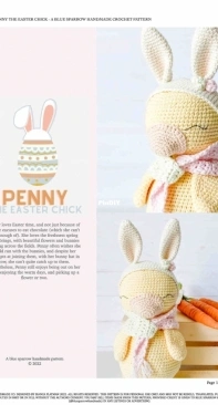 Blue Sparrow Handmade - Bianca Flatman - Penny the Easter Chick