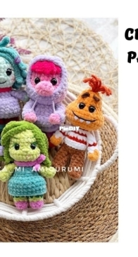Zayka mi Amigurumi - Miranda Ayvazyan / Aivazyan - Disgust, Anxiety, Anxiety 2, Envy, Shame