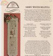 Homespun Elegance PS-32 - Merry Winter Bellpull