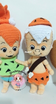 Luisa Contreras - Zombiegurumi - Pebbles and Bamm-Bamm - Pebbles Y Bamm-Bamm - Spanish