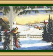 Classic Cross Stitch - SC 338 Christmas Past