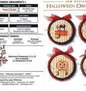 JBW Designs 261 - Halloween Ornaments I