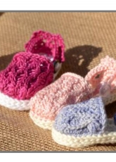 A Crocheted Simplicity- Jennifer Pionk- Summer Waves Baby Sandals