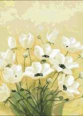 Triptich White flowers xsd + pcs