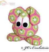 JOs Crocheteria - Easter Bunny of African Flower