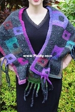 Fair and Square Wrap by Jill Gutman Schoenfuss