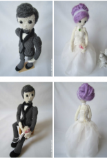 Denizmum- Ulku Akçam - Wedding dolls pattern