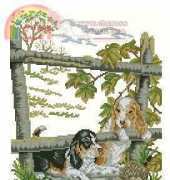 Eva Rosenstand 12-978 Puppies and hedgehog