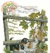 Eva Rosenstand 12-978 Puppies and hedgehog