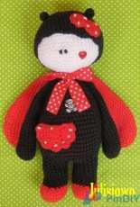 Julisiowo - Julio Toys - Monika Miszczuk - Crochet doll Ladybug pattern