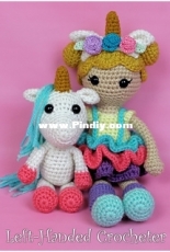 Left Handed Crocheter - Jennifer Adams - Sugar and Her Unicorn