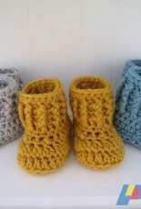 Blue J Crochet - Julie Barber - High Country Baby Booties
